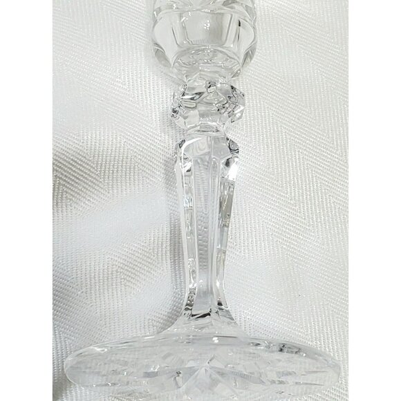 3 Marquis by Waterford Crystal Candlestick Holder Taper Candle Glass CALAIS 6" - Picture 8 of 16